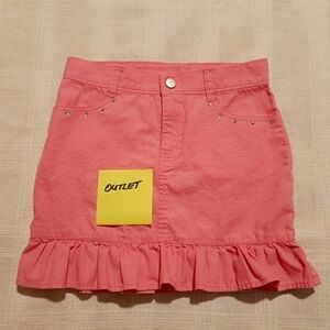 Gymboree girls size 8 pink skirt, 4 pockets, adjustable waist